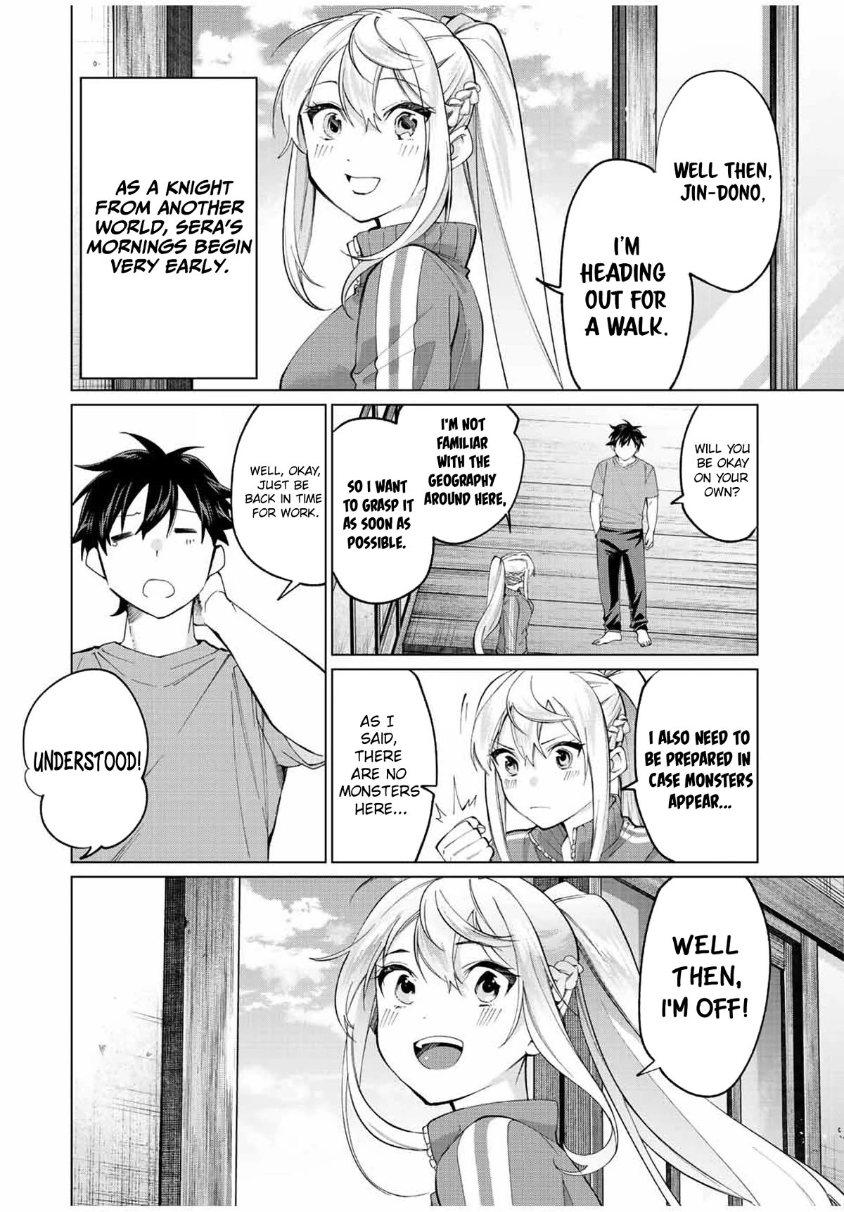 I Found a Female Knight in a Rice Field, in the Countryside They Think She’s My Wife Chapter 10 page 6 - Chapter 10: Sera is my Wife?