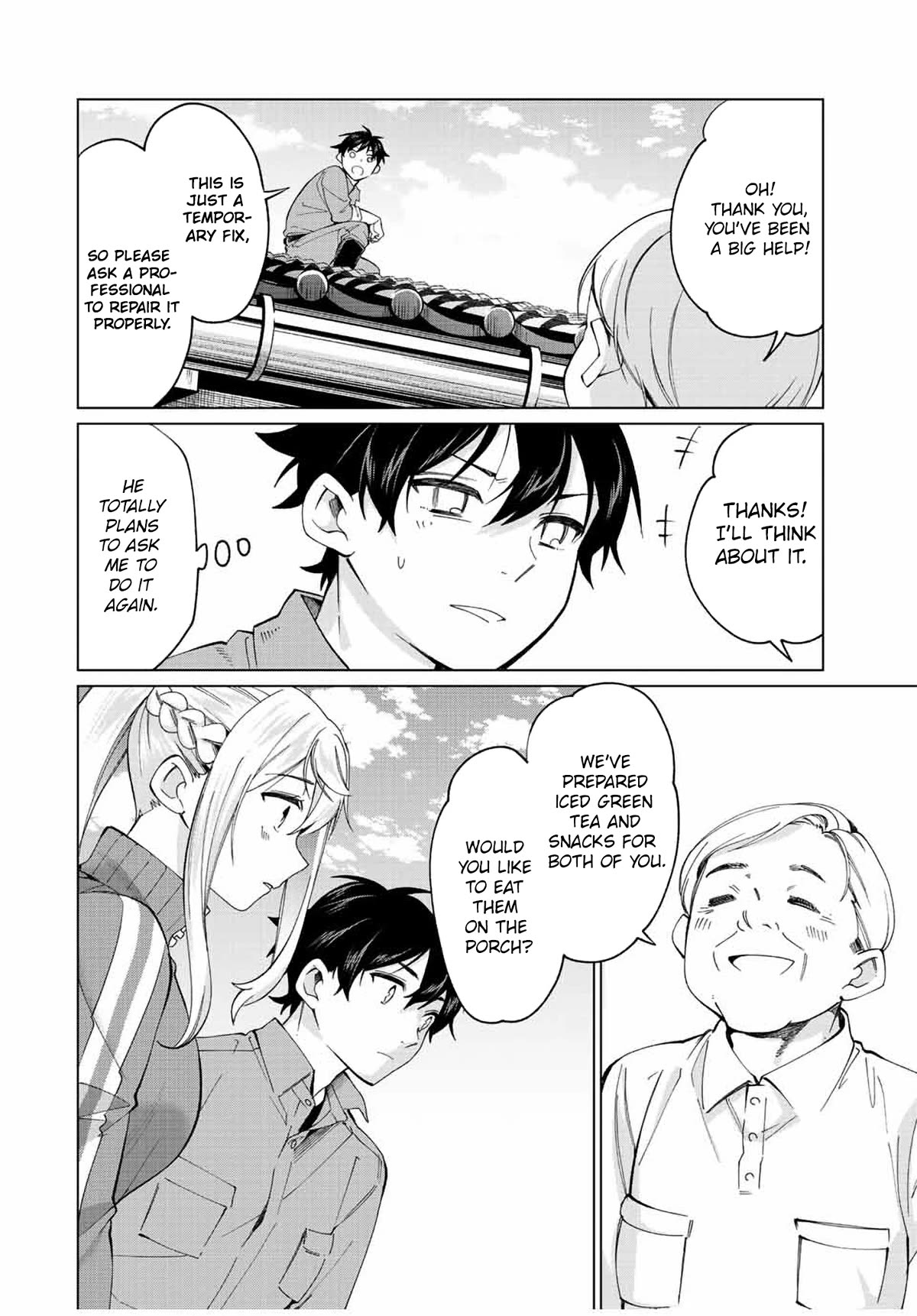 I Found a Female Knight in a Rice Field, in the Countryside They Think She’s My Wife Chapter 11 page 2 - Chapter 11: The Female Knight and Japanese Sweets