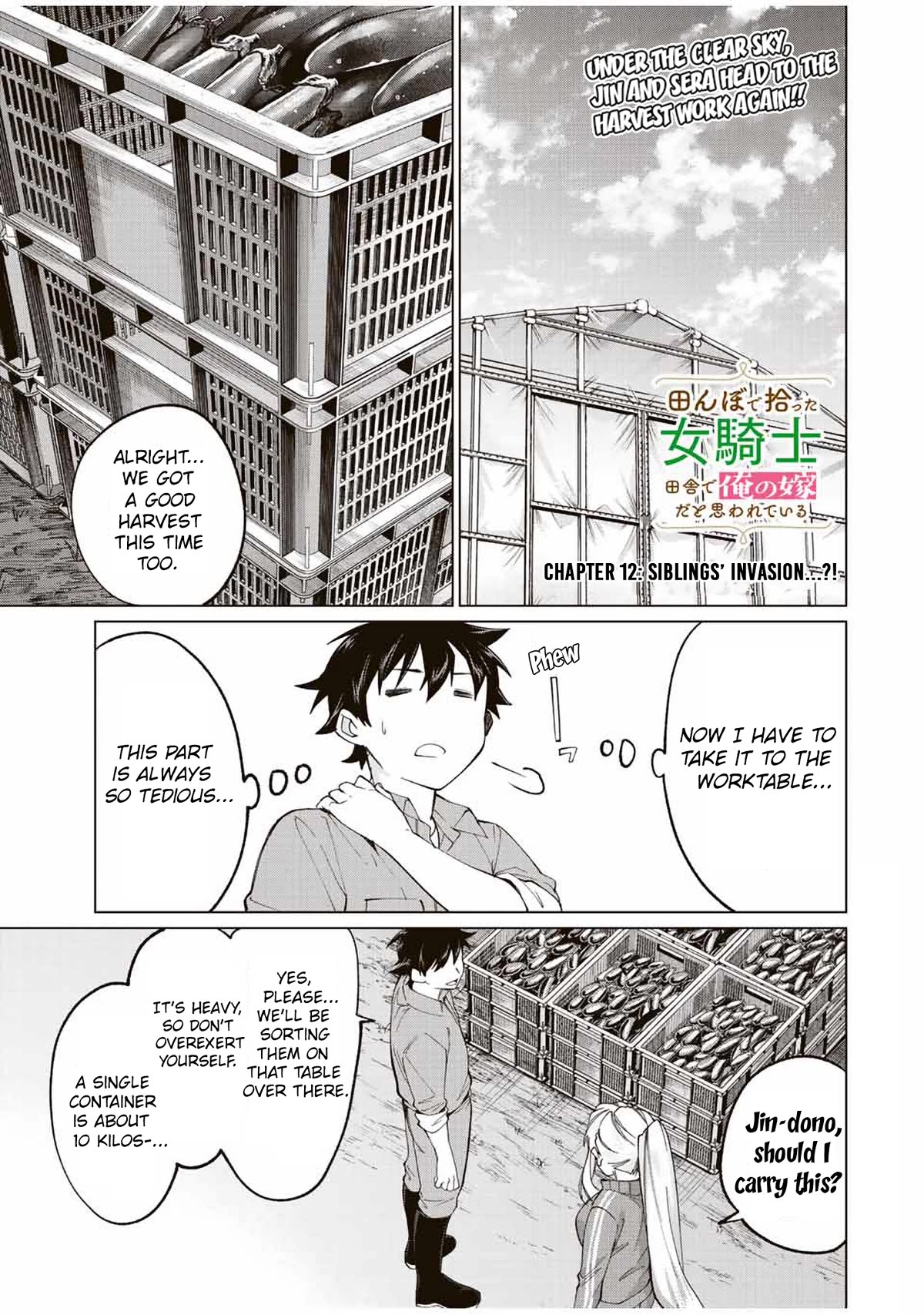 I Found a Female Knight in a Rice Field, in the Countryside They Think She’s My Wife Chapter 12 page 1 - Chapter 12: Sibling's Invasion...?!