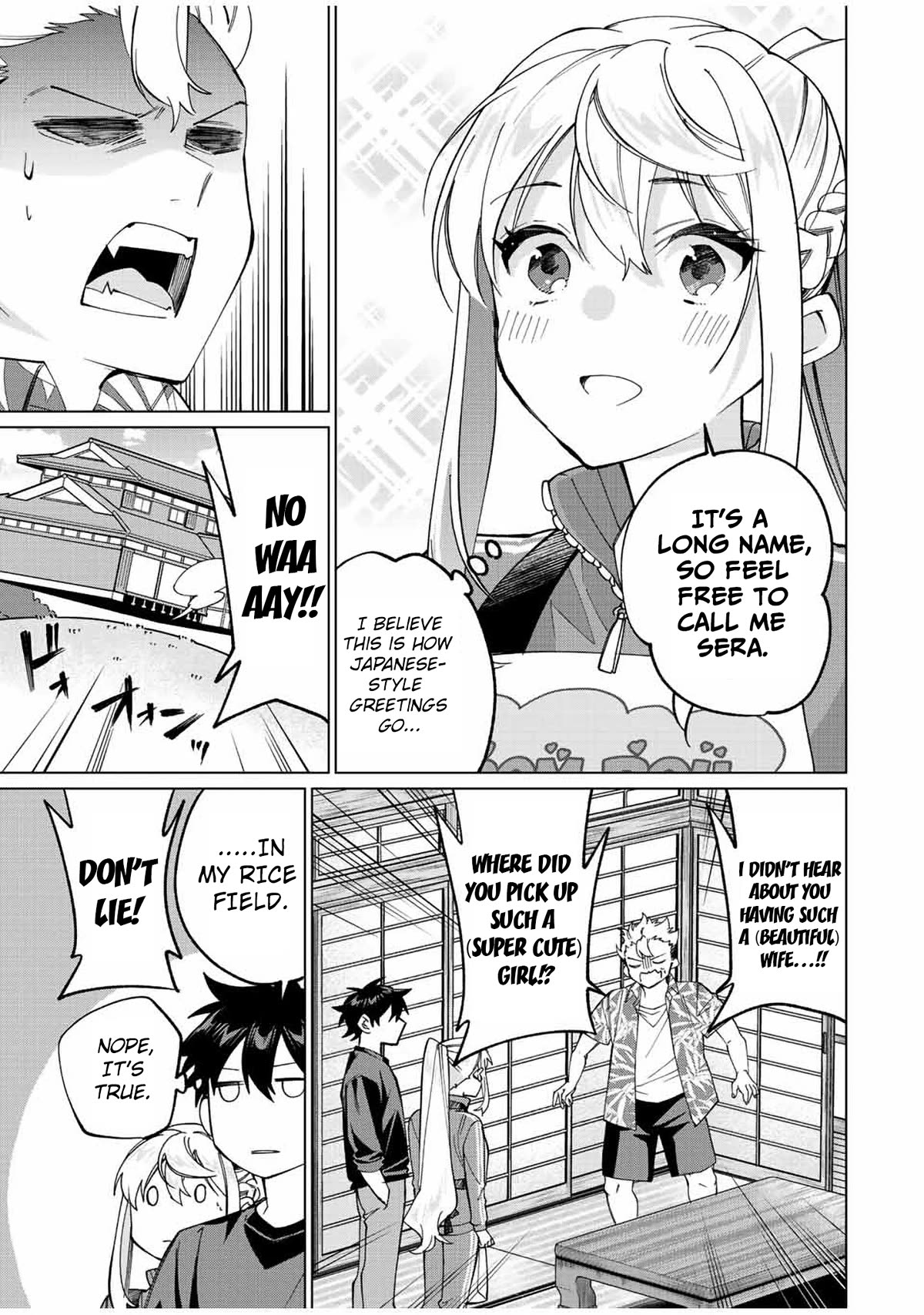 I Found a Female Knight in a Rice Field, in the Countryside They Think She’s My Wife Chapter 12 page 9 - Chapter 12: Sibling's Invasion...?!