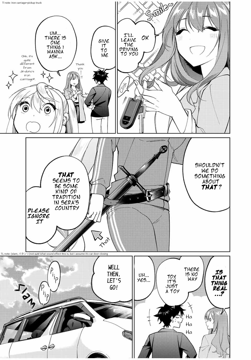 I Found a Female Knight in a Rice Field, in the Countryside They Think She’s My Wife Chapter 13 page 9 - Chapter 13: No bra?