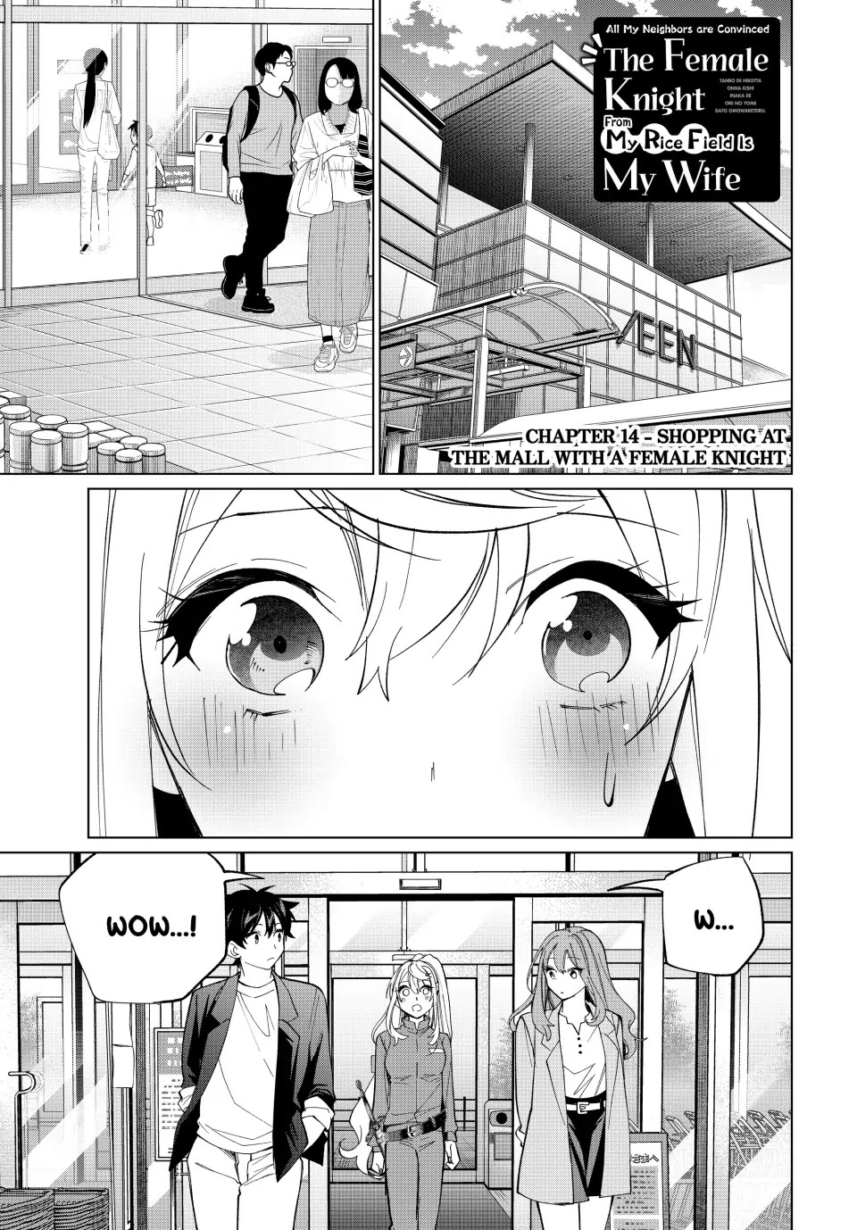 I Found a Female Knight in a Rice Field, in the Countryside They Think She’s My Wife Chapter 14 page 1 - Chapter 14