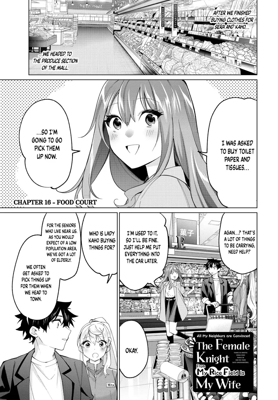 I Found a Female Knight in a Rice Field, in the Countryside They Think She’s My Wife Chapter 16 page 1 - Chapter 16