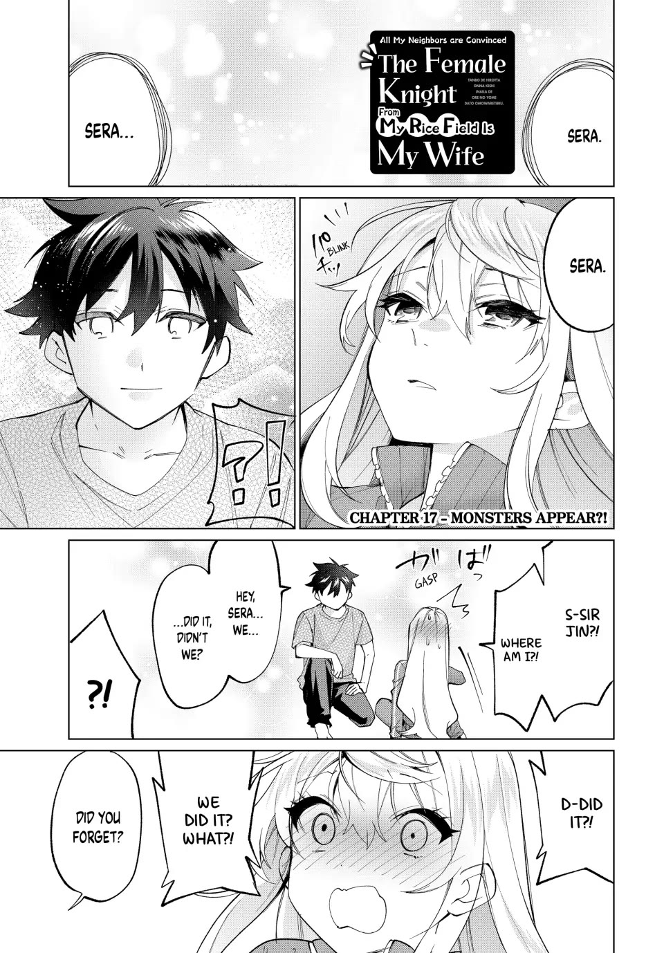 I Found a Female Knight in a Rice Field, in the Countryside They Think She’s My Wife Chapter 17 page 1 - Chapter 17