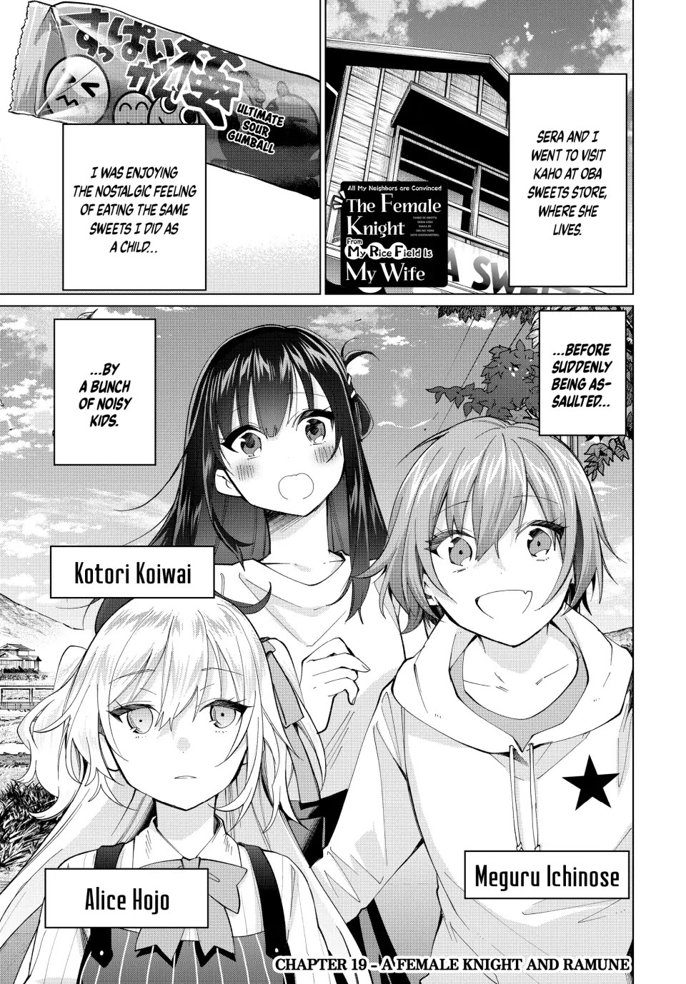 I Found a Female Knight in a Rice Field, in the Countryside They Think She’s My Wife Chapter 19 page 1 - Chapter 19