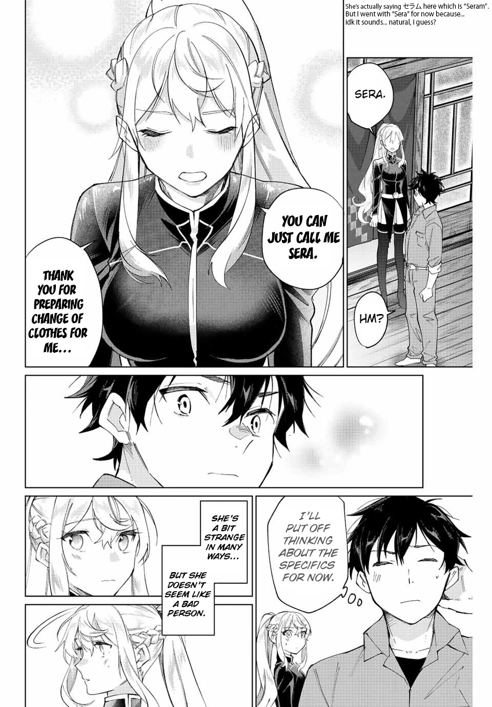 I Found a Female Knight in a Rice Field, in the Countryside They Think She’s My Wife Chapter 2 page 11 - Chapter 2: The Female Knight and The Bath