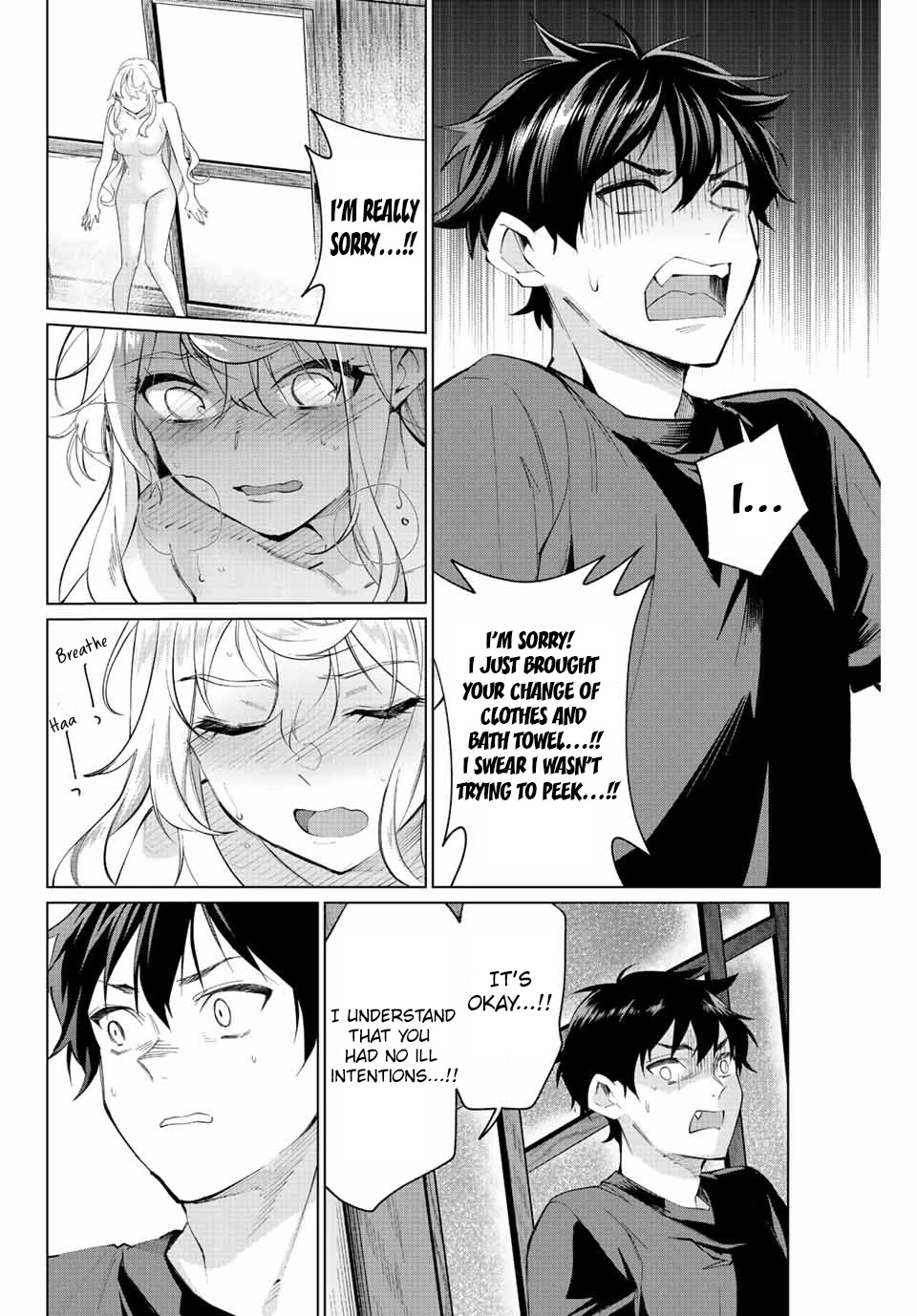 I Found a Female Knight in a Rice Field, in the Countryside They Think She’s My Wife Chapter 2 page 21 - Chapter 2: The Female Knight and The Bath