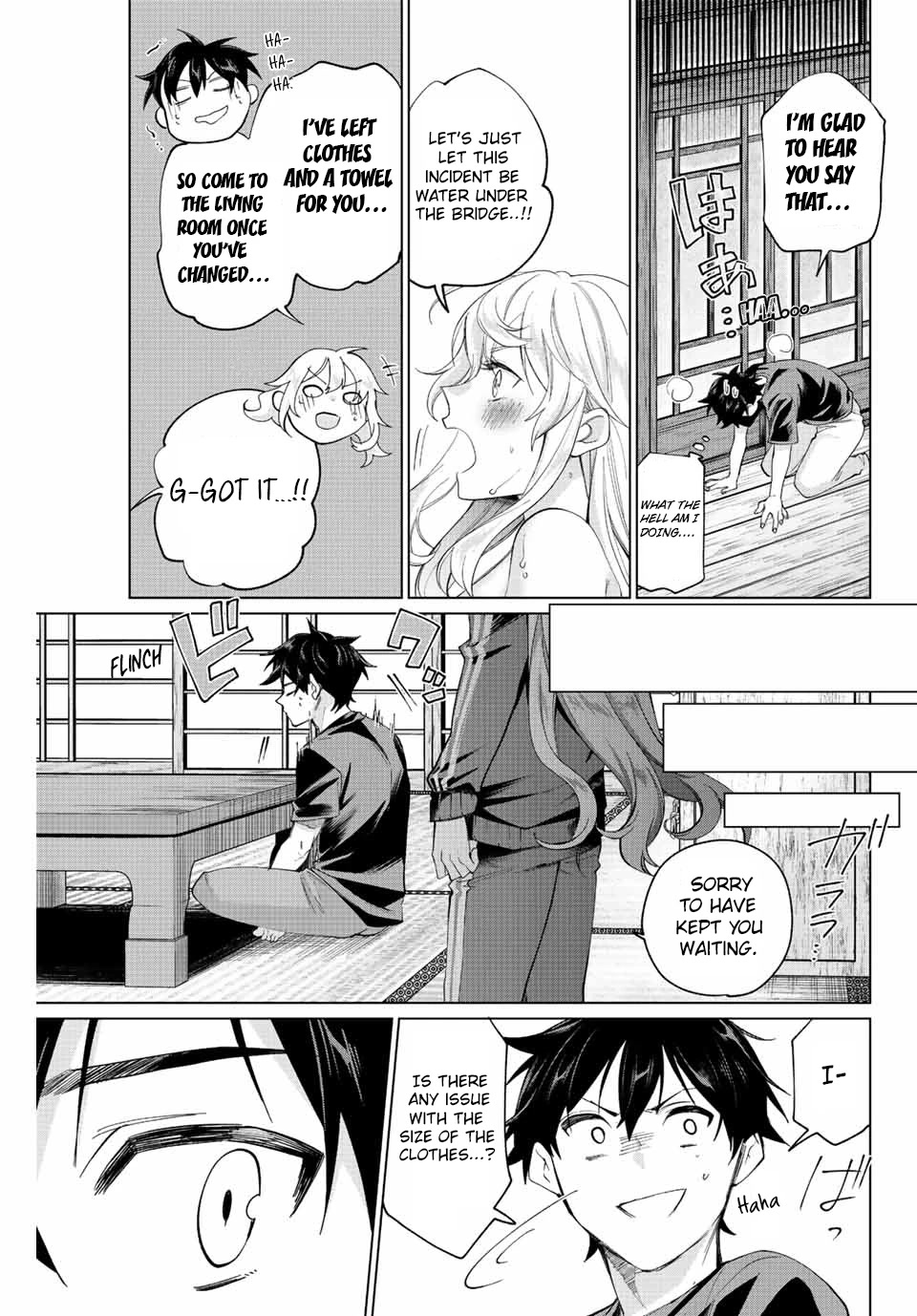 I Found a Female Knight in a Rice Field, in the Countryside They Think She’s My Wife Chapter 2 page 22 - Chapter 2: The Female Knight and The Bath