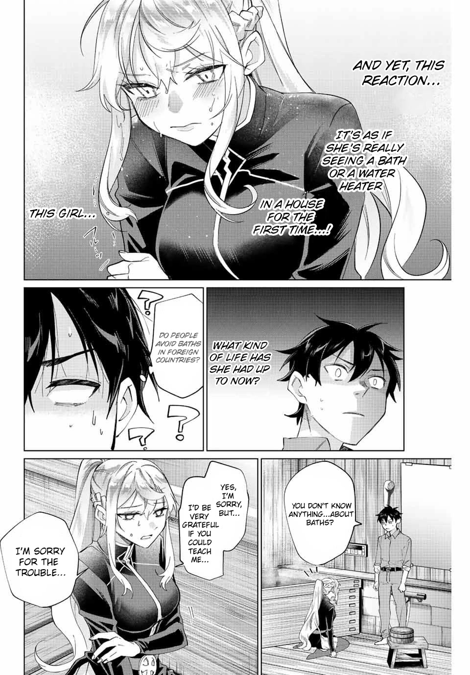 I Found a Female Knight in a Rice Field, in the Countryside They Think She’s My Wife Chapter 2 page 9 - Chapter 2: The Female Knight and The Bath