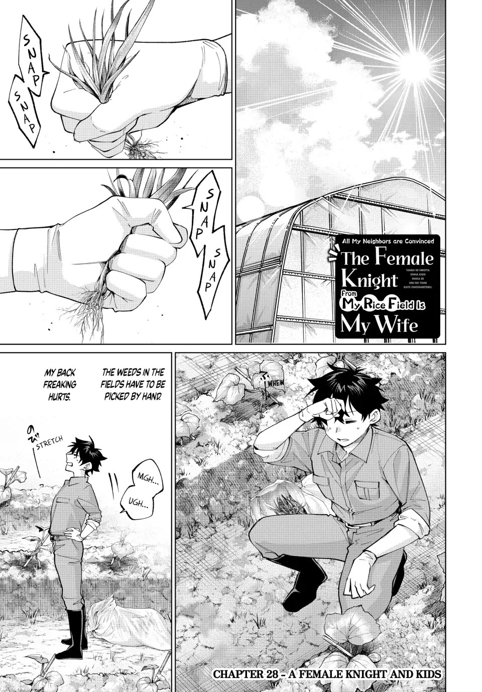 I Found a Female Knight in a Rice Field, in the Countryside They Think She’s My Wife Chapter 28 page 1 - Chapter 28