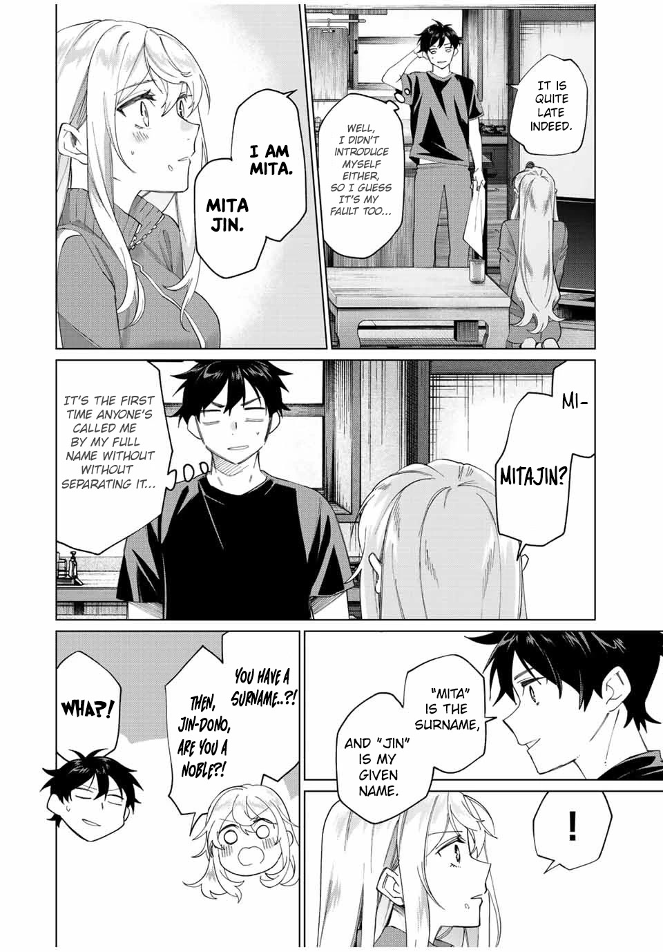 I Found a Female Knight in a Rice Field, in the Countryside They Think She’s My Wife Chapter 3 page 11 - Chapter 3: First Meal with the Female Knight