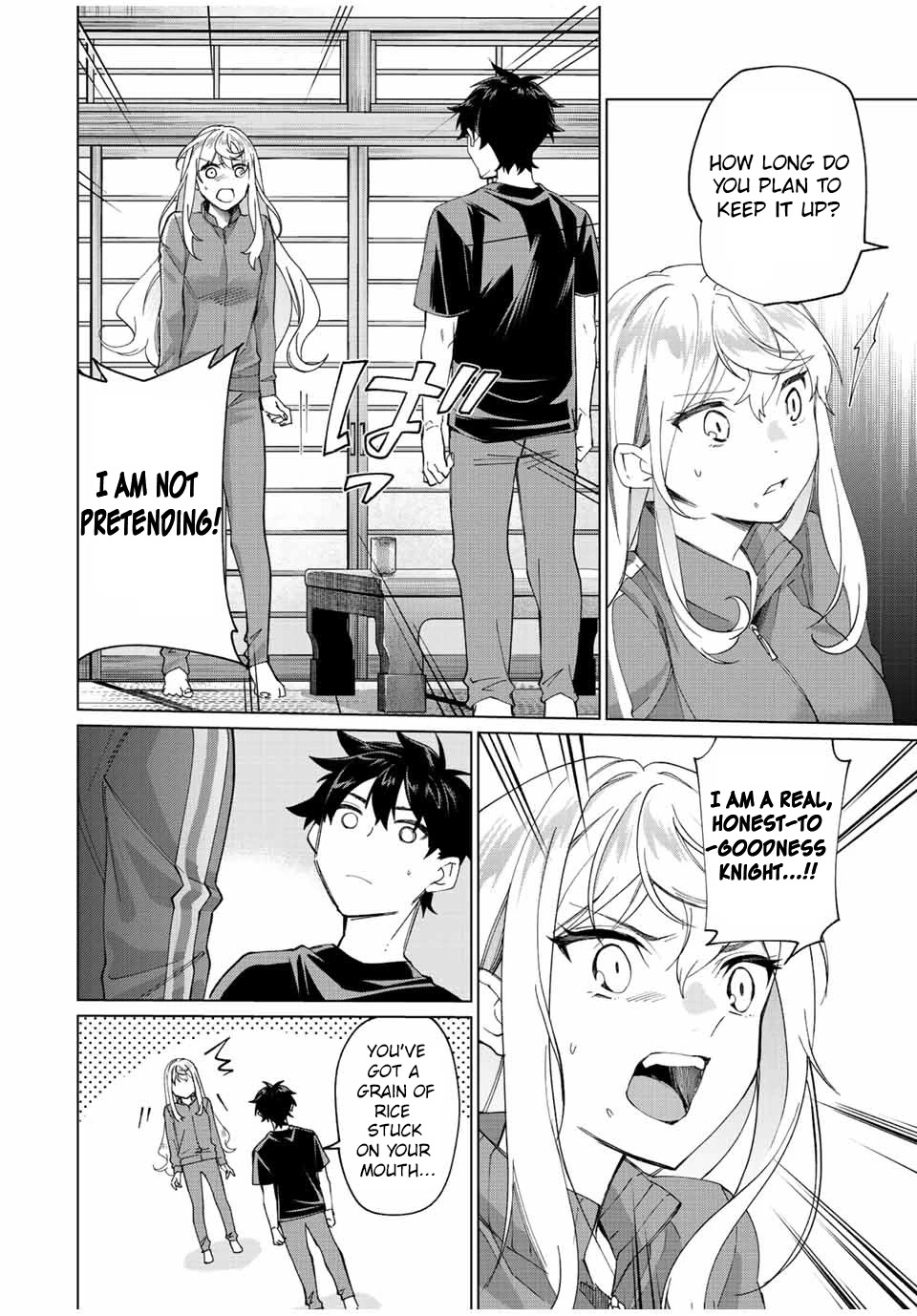 I Found a Female Knight in a Rice Field, in the Countryside They Think She’s My Wife Chapter 3 page 13 - Chapter 3: First Meal with the Female Knight