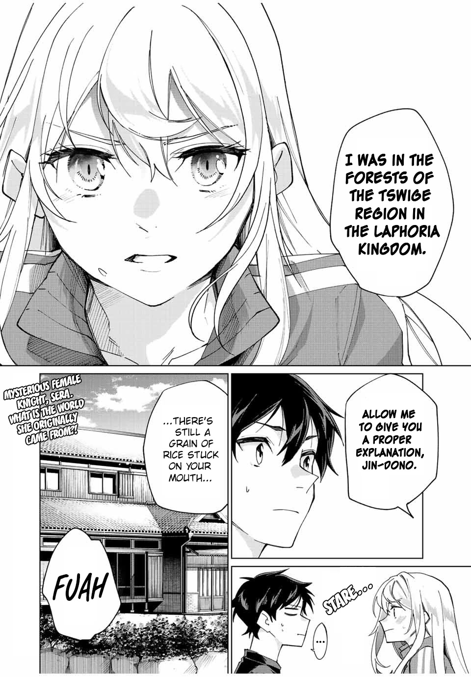 I Found a Female Knight in a Rice Field, in the Countryside They Think She’s My Wife Chapter 3 page 15 - Chapter 3: First Meal with the Female Knight