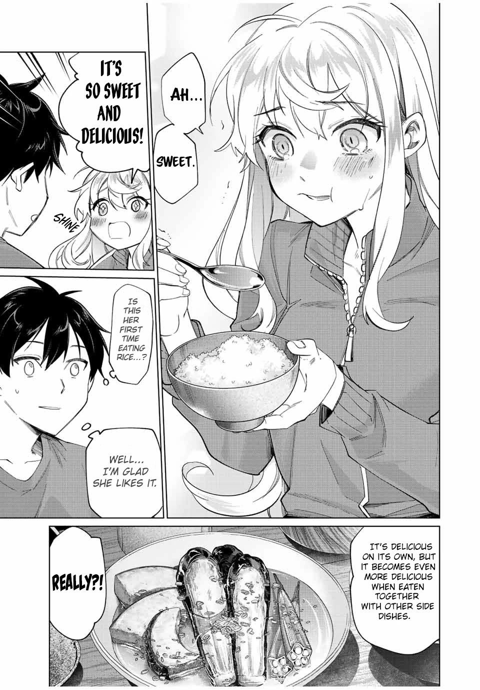I Found a Female Knight in a Rice Field, in the Countryside They Think She’s My Wife Chapter 3 page 4 - Chapter 3: First Meal with the Female Knight