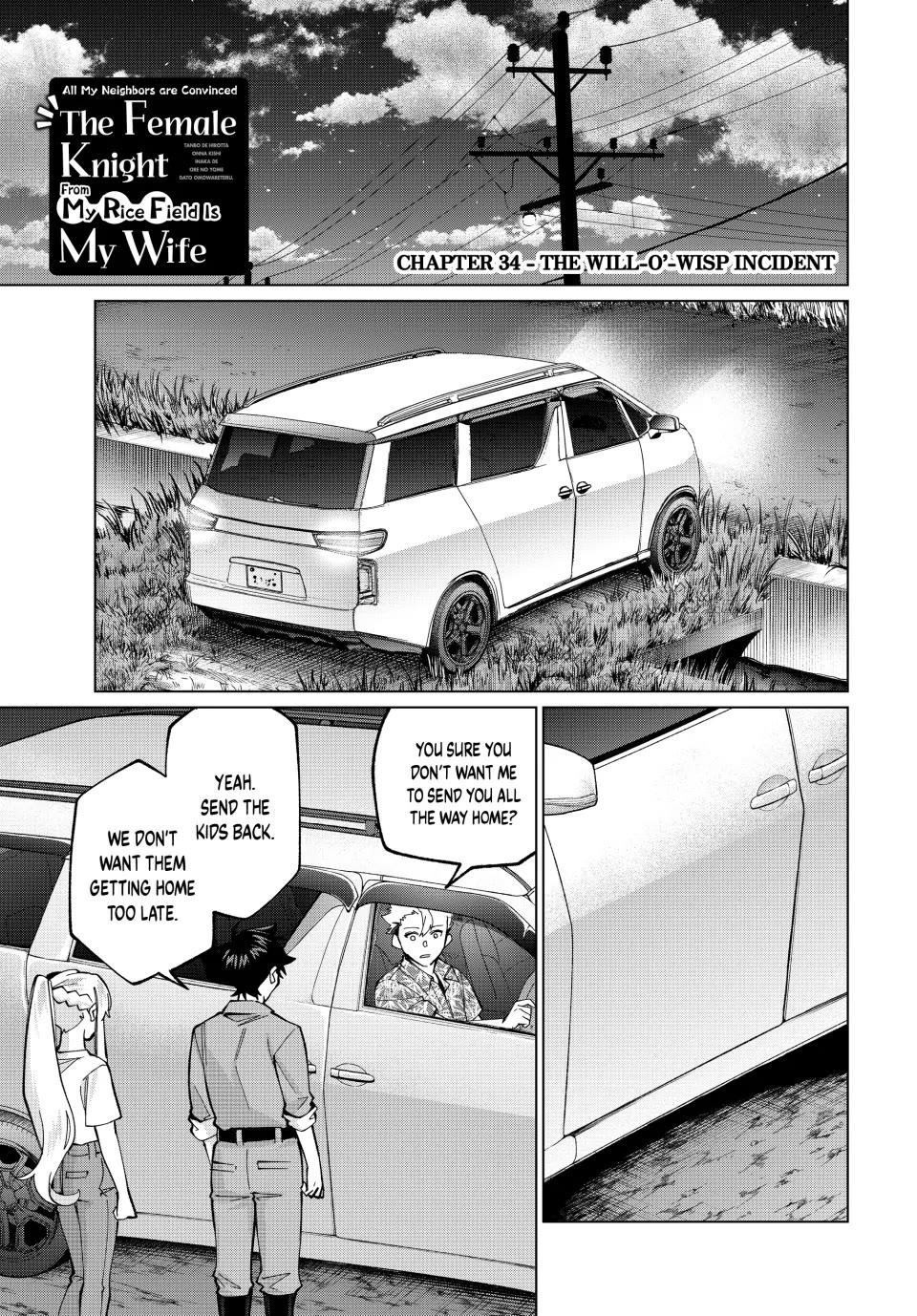 I Found a Female Knight in a Rice Field, in the Countryside They Think She’s My Wife Chapter 34 page 1 - Chapter 34