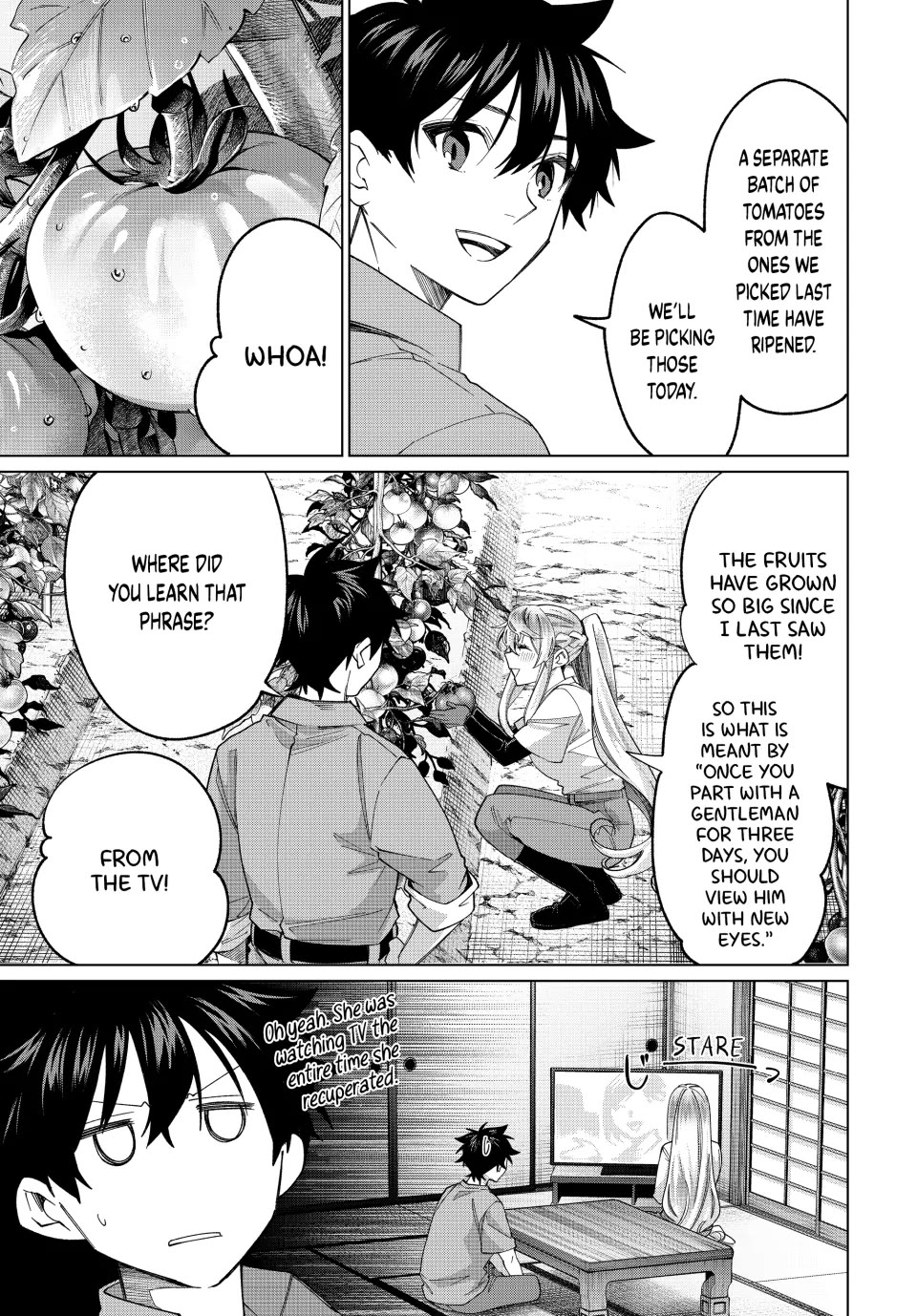 I Found a Female Knight in a Rice Field, in the Countryside They Think She’s My Wife Chapter 39 page 7 - Chapter 39