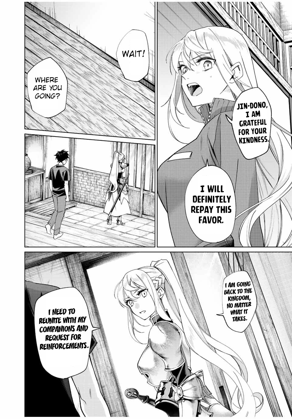 I Found a Female Knight in a Rice Field, in the Countryside They Think She’s My Wife Chapter 4 page 10 - Chapter 4: The Female Knight Who Came From Another World