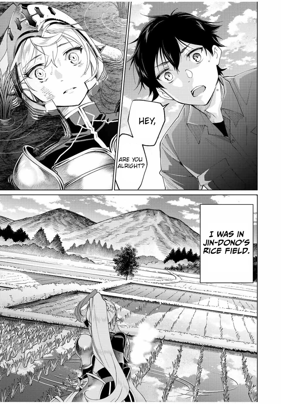 I Found a Female Knight in a Rice Field, in the Countryside They Think She’s My Wife Chapter 4 page 5 - Chapter 4: The Female Knight Who Came From Another World