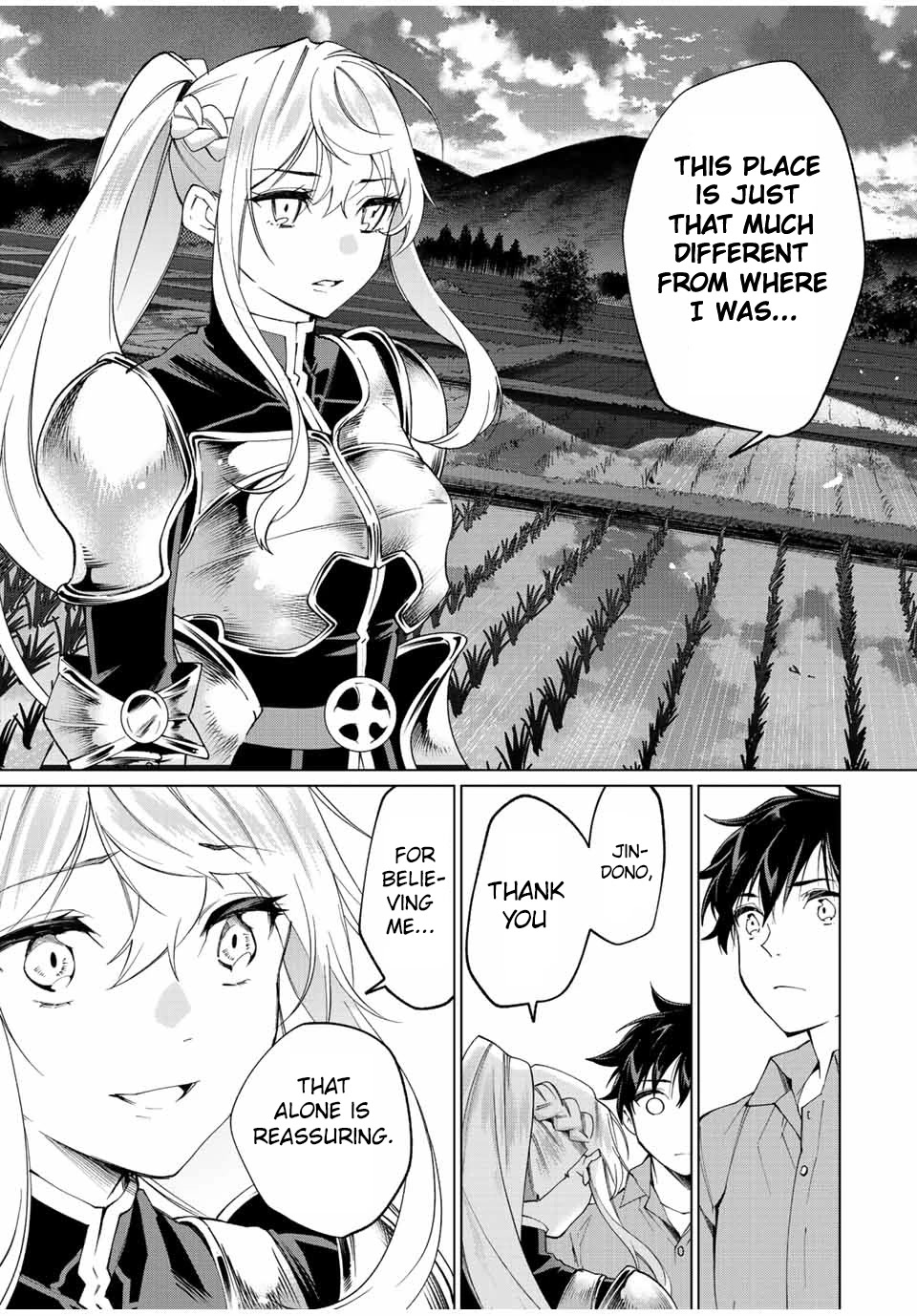 I Found a Female Knight in a Rice Field, in the Countryside They Think She’s My Wife Chapter 5 page 12 - Chapter 5: The Female Knight and Homesickness
