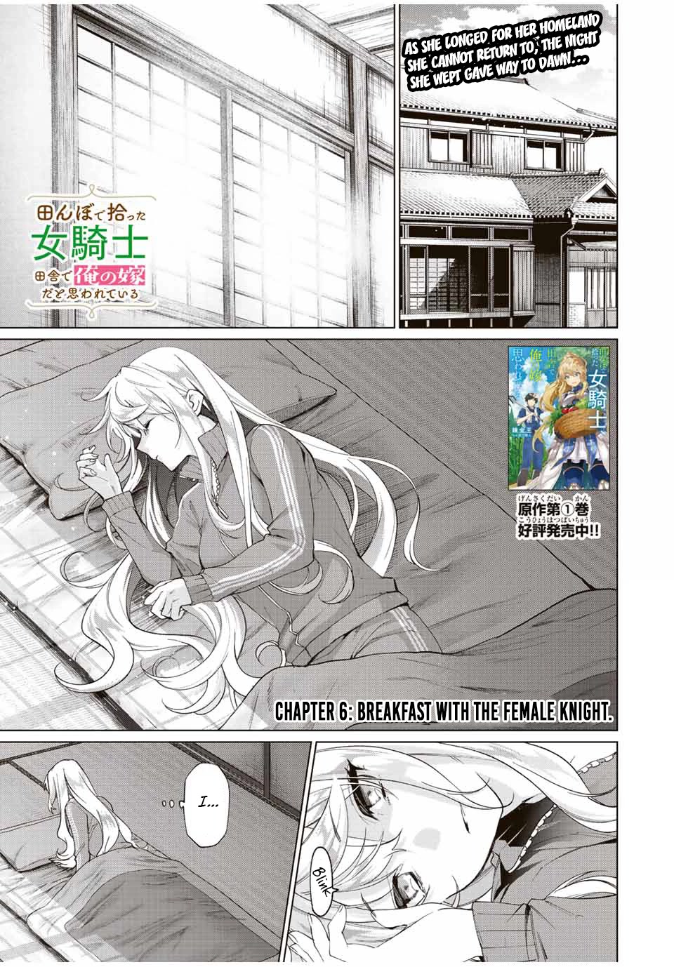 I Found a Female Knight in a Rice Field, in the Countryside They Think She’s My Wife Chapter 6 page 1 - Chapter 6: Breakfast With The Female Knight
