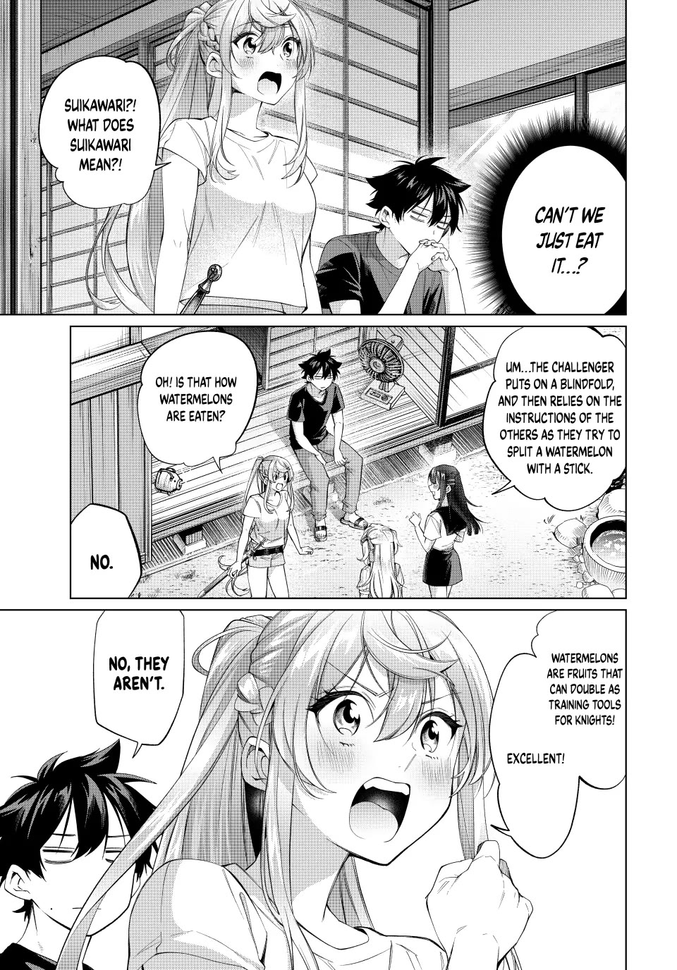 I Found a Female Knight in a Rice Field, in the Countryside They Think She’s My Wife Chapter 62 page 13 - Chapter 62
