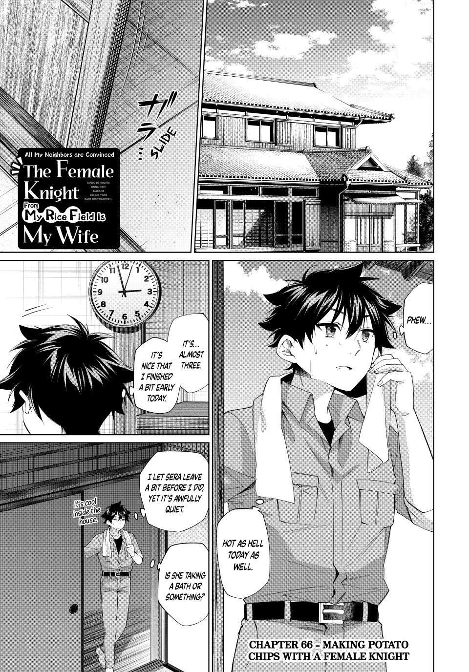 I Found a Female Knight in a Rice Field, in the Countryside They Think She’s My Wife Chapter 66 page 1 - Chapter 66