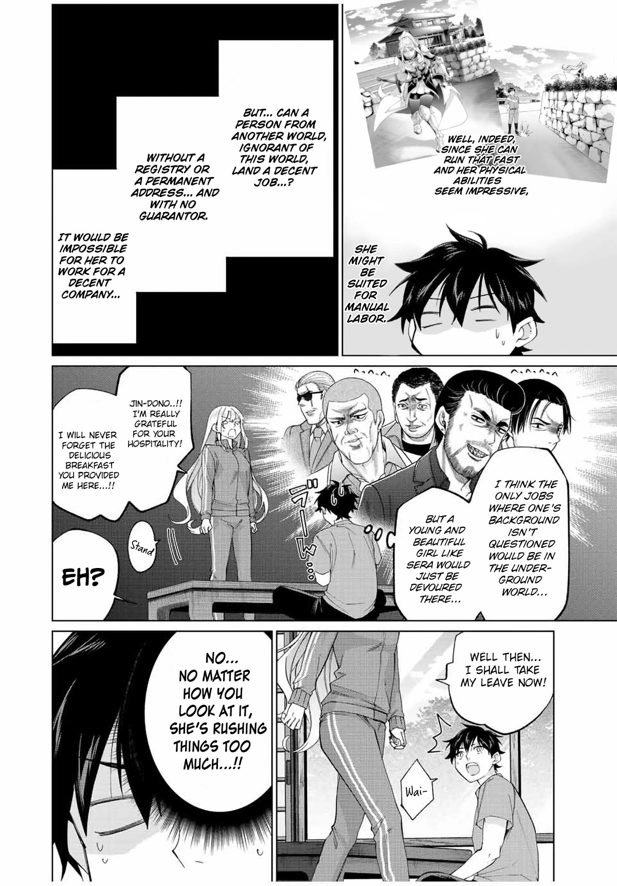 I Found a Female Knight in a Rice Field, in the Countryside They Think She’s My Wife Chapter 7 page 10 - Chapter 7: Living Together With The Female Knight