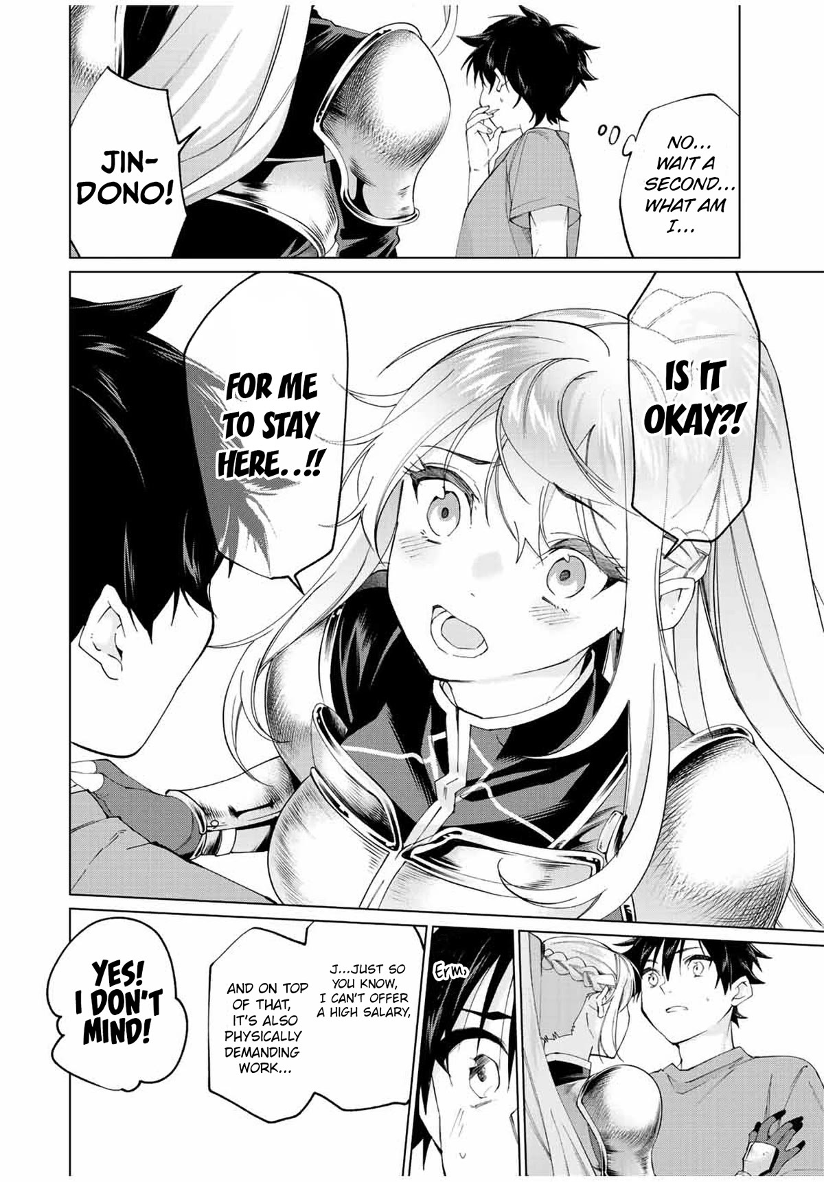 I Found a Female Knight in a Rice Field, in the Countryside They Think She’s My Wife Chapter 7 page 14 - Chapter 7: Living Together With The Female Knight