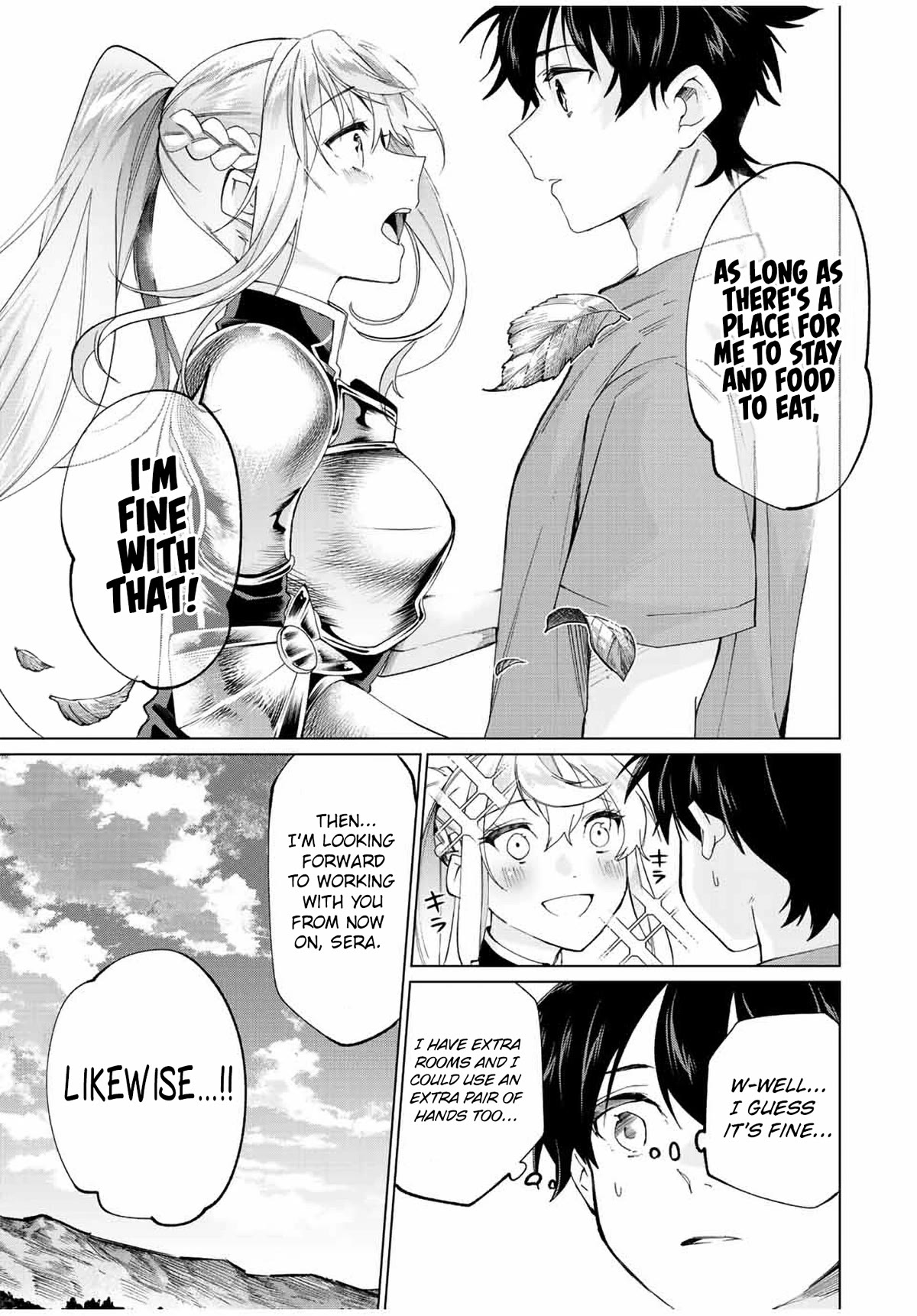 I Found a Female Knight in a Rice Field, in the Countryside They Think She’s My Wife Chapter 7 page 15 - Chapter 7: Living Together With The Female Knight