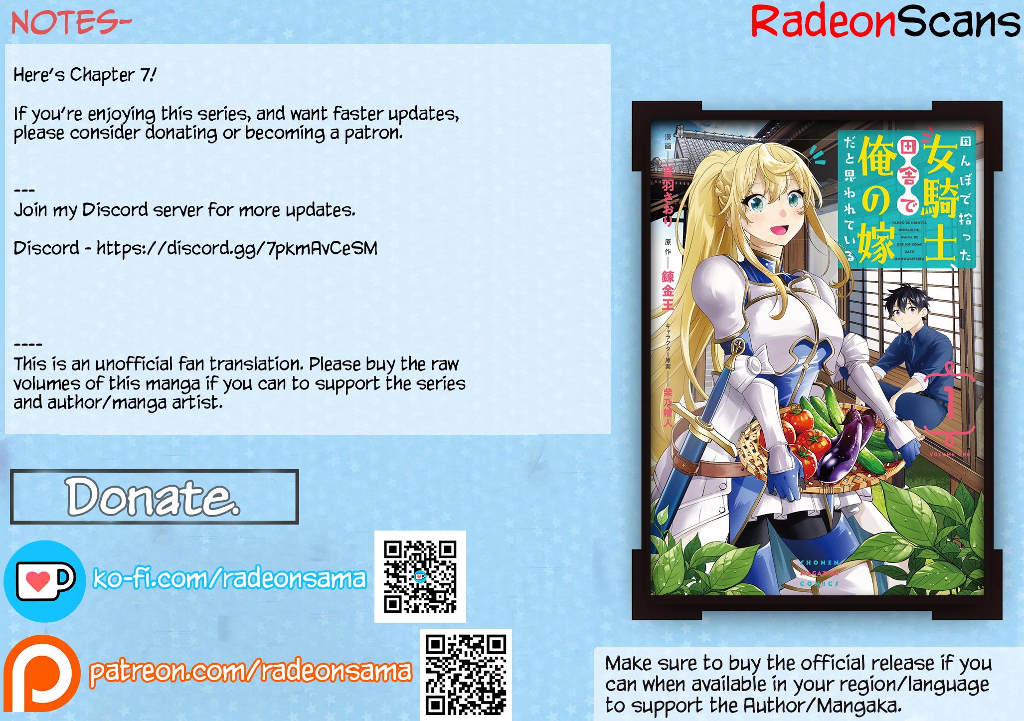 I Found a Female Knight in a Rice Field, in the Countryside They Think She’s My Wife Chapter 7 page 18 - Chapter 7: Living Together With The Female Knight