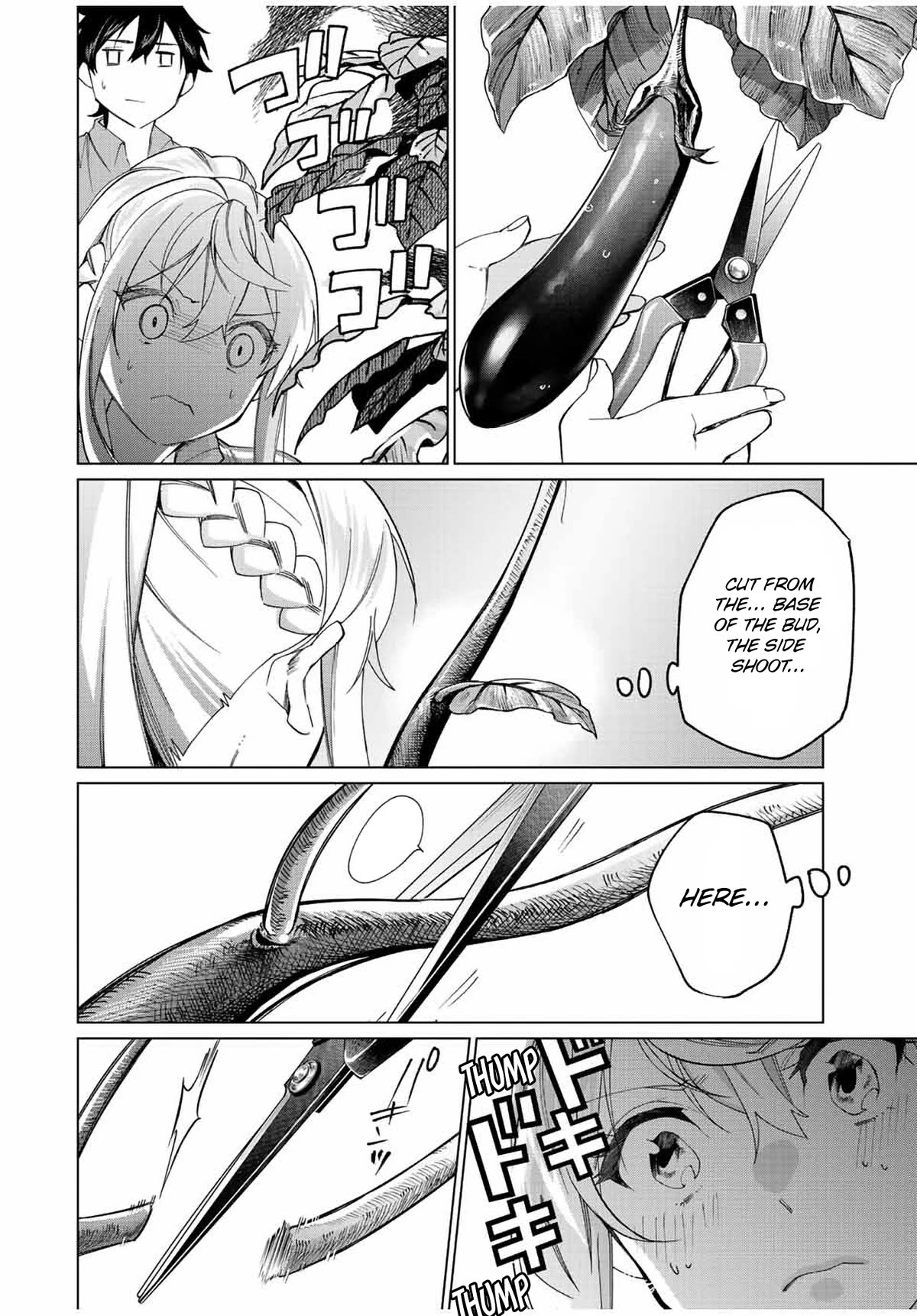 I Found a Female Knight in a Rice Field, in the Countryside They Think She’s My Wife Chapter 8 page 14 - Chapter 8: Harvesting Long Eggplants