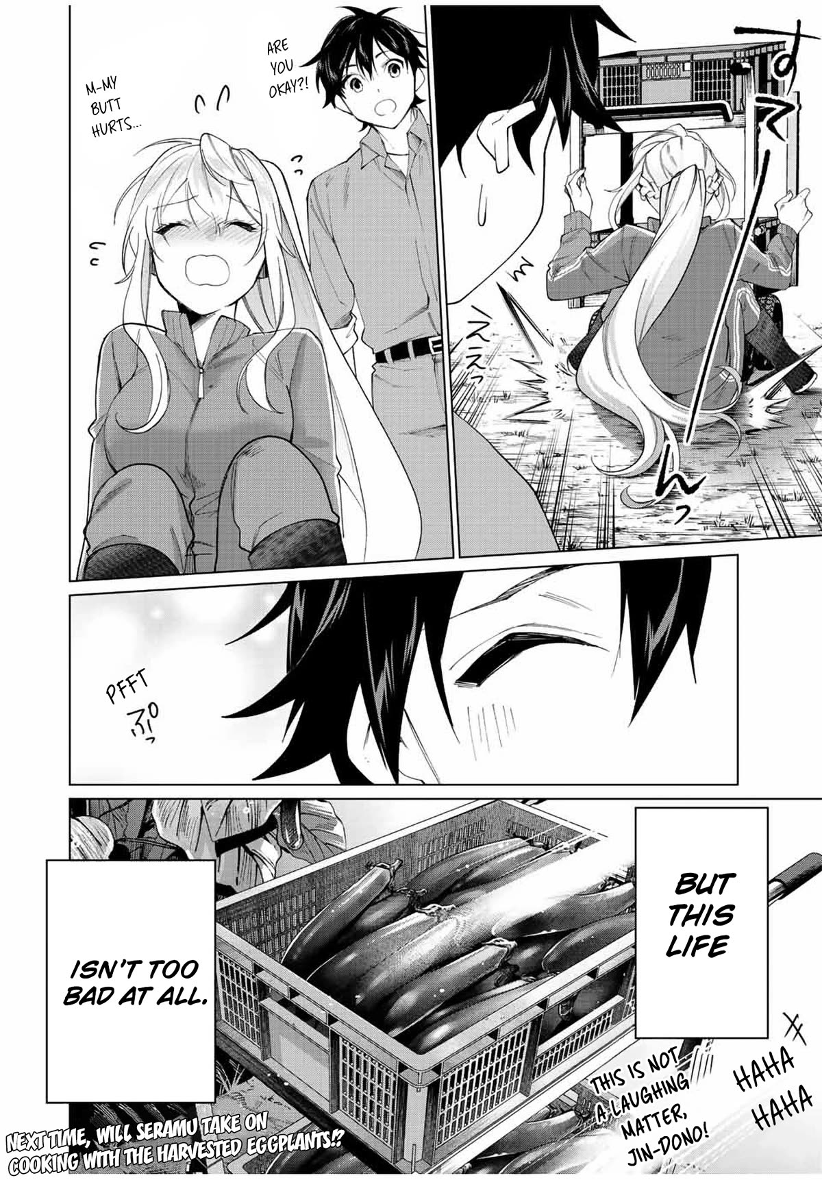 I Found a Female Knight in a Rice Field, in the Countryside They Think She’s My Wife Chapter 8 page 18 - Chapter 8: Harvesting Long Eggplants