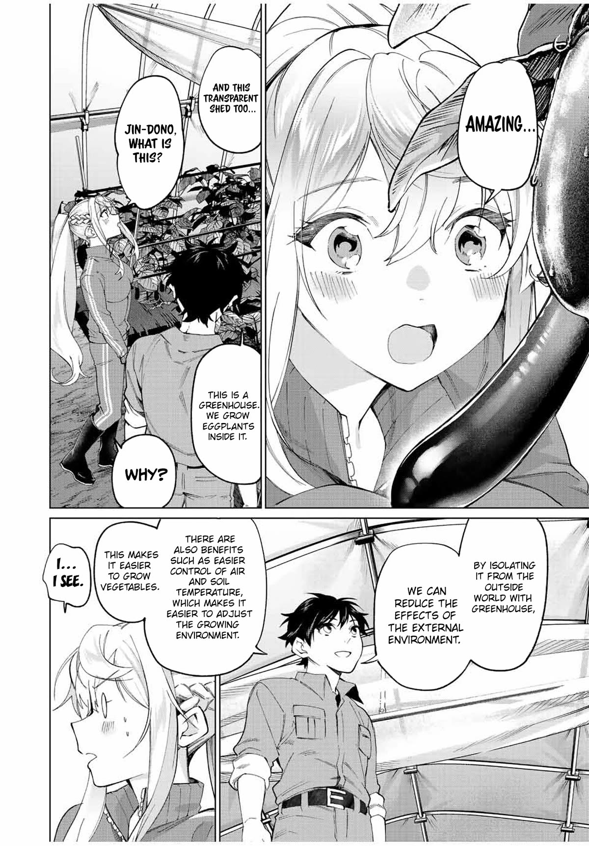 I Found a Female Knight in a Rice Field, in the Countryside They Think She’s My Wife Chapter 8 page 8 - Chapter 8: Harvesting Long Eggplants