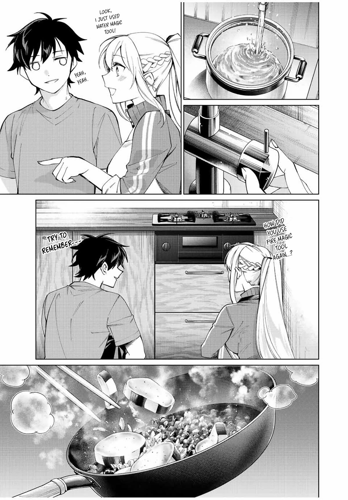 I Found a Female Knight in a Rice Field, in the Countryside They Think She’s My Wife Chapter 9 page 11 - Chapter 9: The Female Knight's First Time Cooking