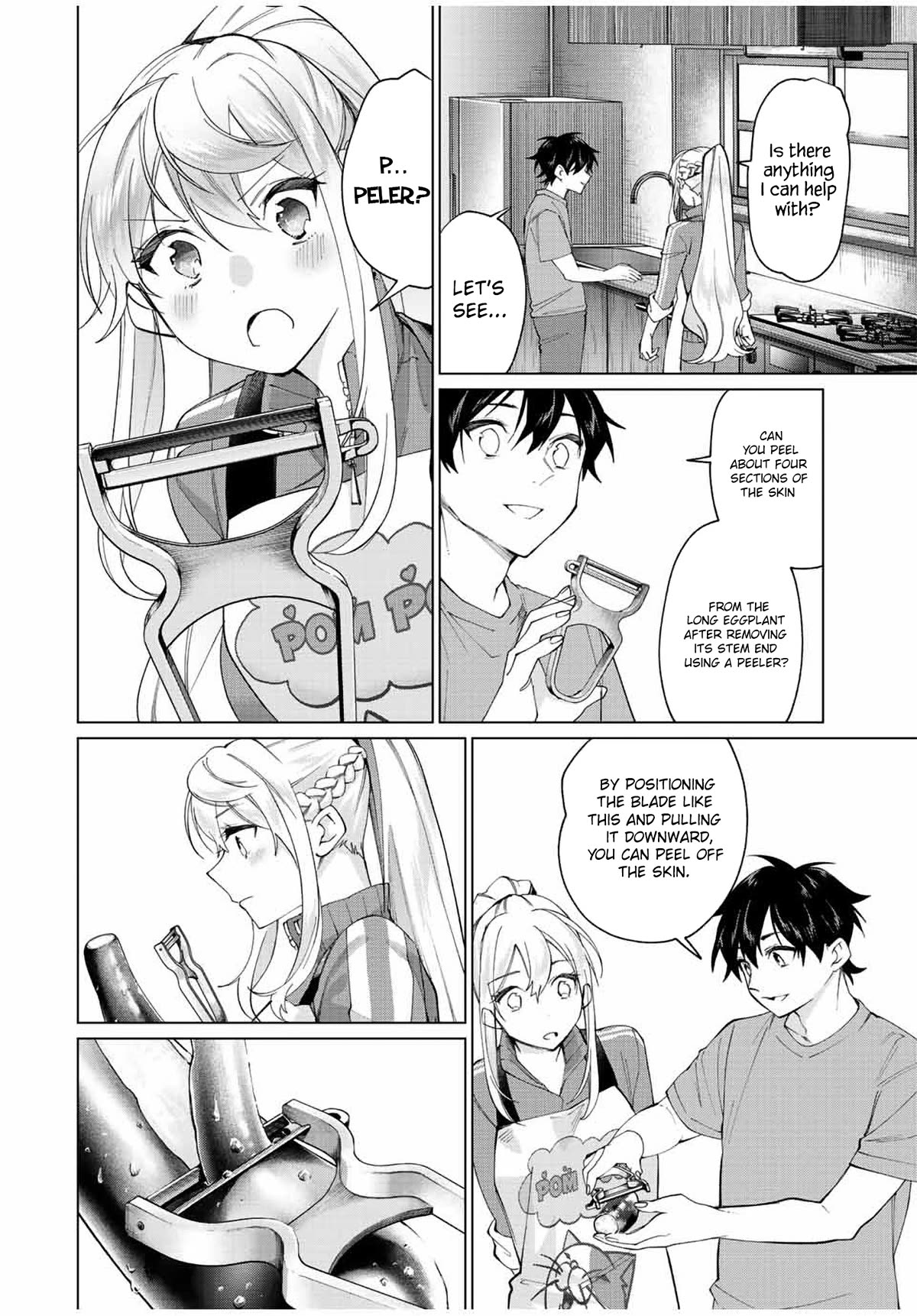 I Found a Female Knight in a Rice Field, in the Countryside They Think She’s My Wife Chapter 9 page 4 - Chapter 9: The Female Knight's First Time Cooking