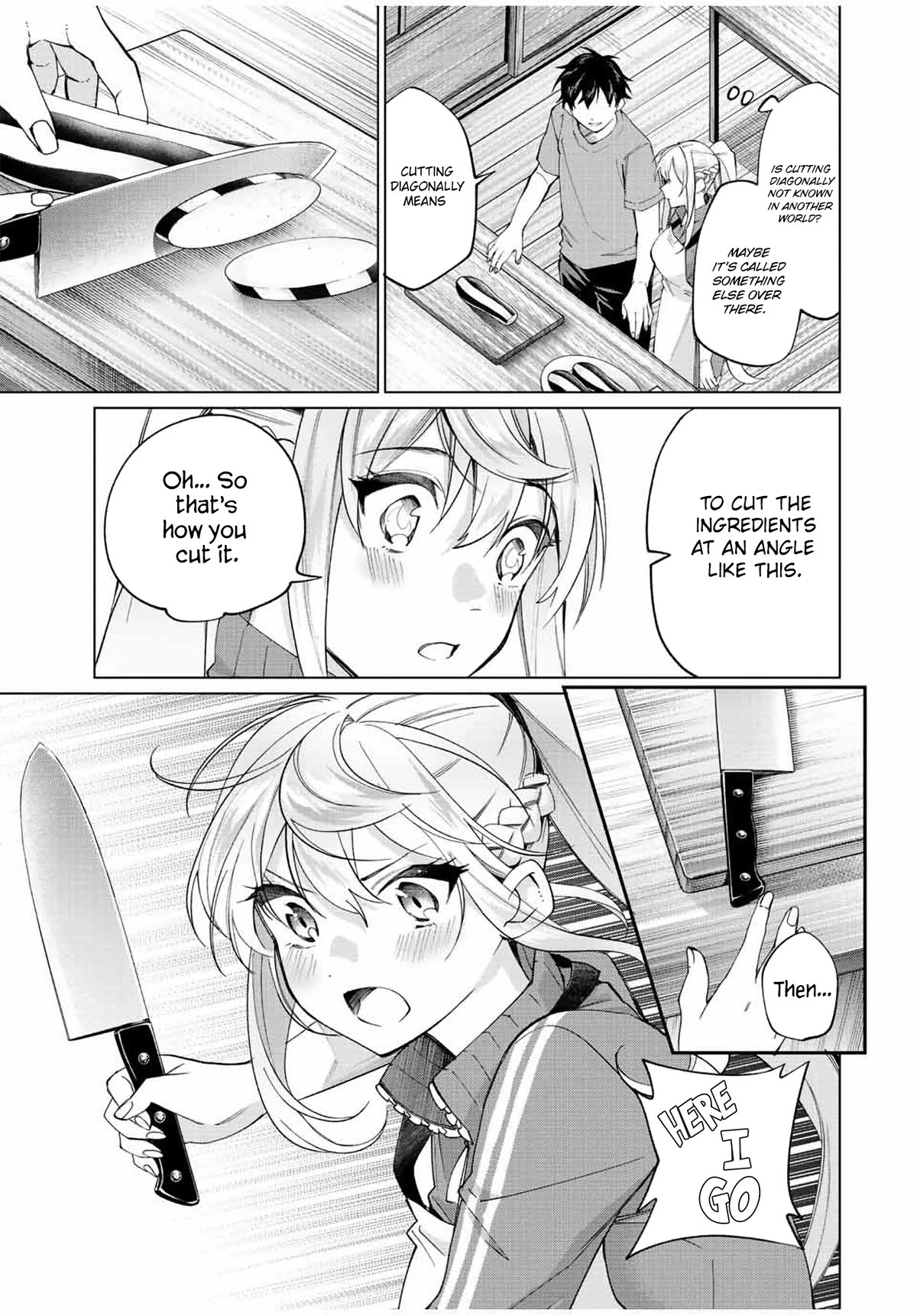 I Found a Female Knight in a Rice Field, in the Countryside They Think She’s My Wife Chapter 9 page 7 - Chapter 9: The Female Knight's First Time Cooking