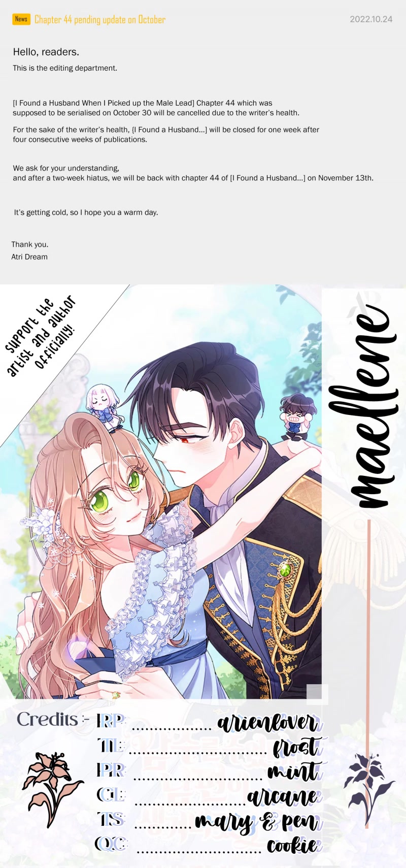 I Found a Husband When I Picked Up the Male Lead Chapter 43 page 43 - Chapter 43