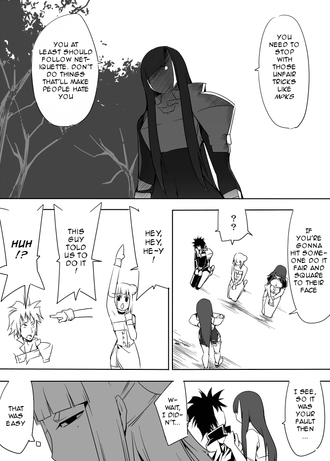 I got stuck in real life, so it's okay to get addicted to an MMO, right? Chapter 10 page 4 - Chapter 10