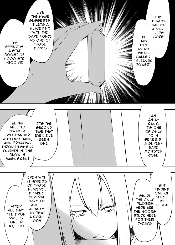 I got stuck in real life, so it's okay to get addicted to an MMO, right? Chapter 11 page 7 - Chapter 11