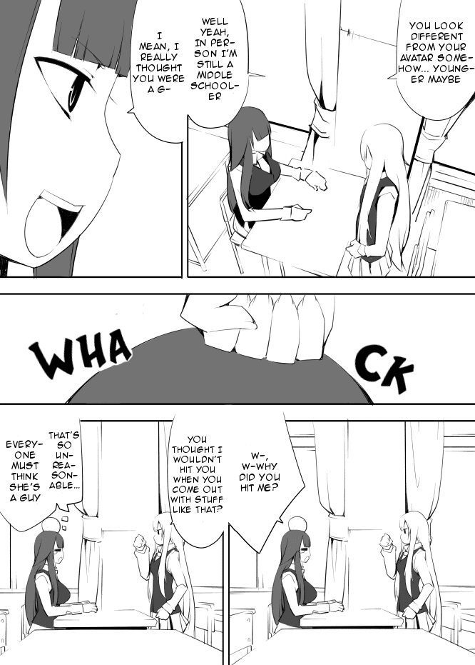 I got stuck in real life, so it's okay to get addicted to an MMO, right? Chapter 13 page 2 - Chapter 13