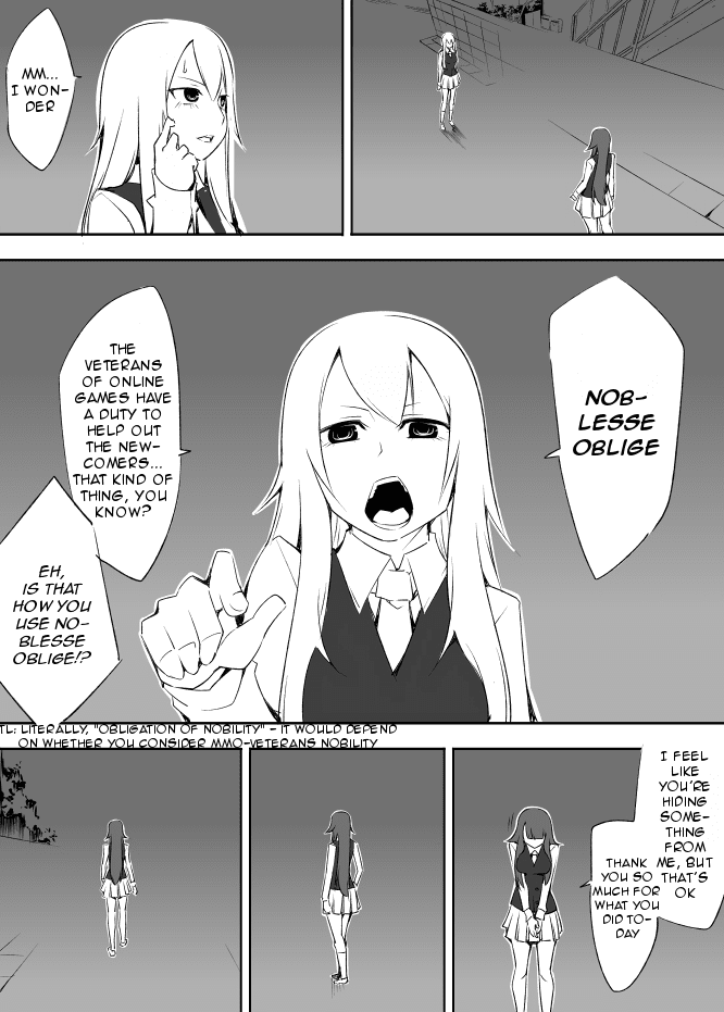 I got stuck in real life, so it's okay to get addicted to an MMO, right? Chapter 19 page 3 - Chapter 19