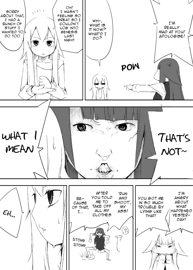 I got stuck in real life, so it's okay to get addicted to an MMO, right? Chapter 22 page 4 - Chapter 22