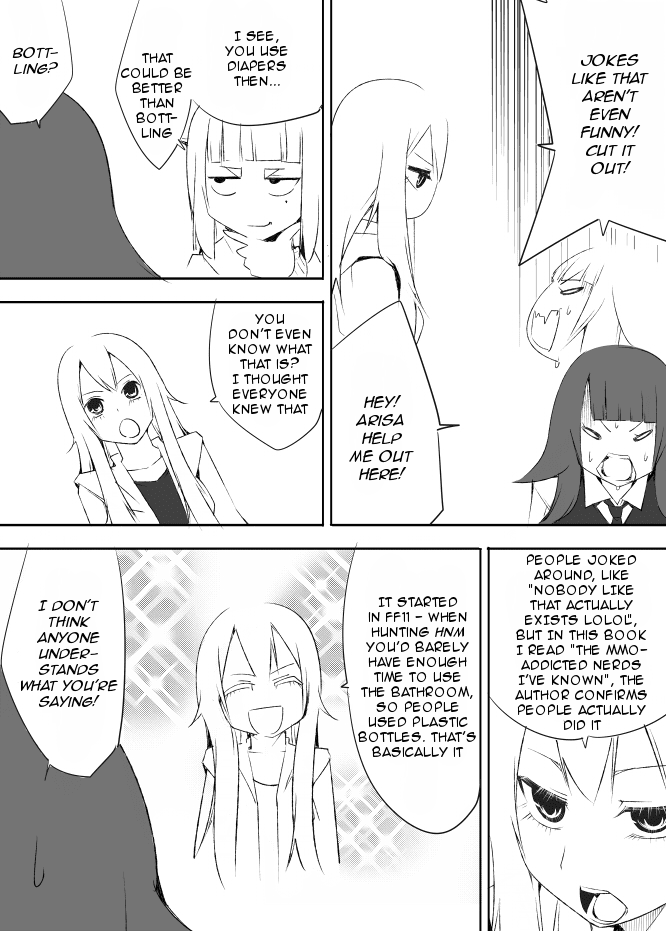 I got stuck in real life, so it's okay to get addicted to an MMO, right? Chapter 23 page 5 - Chapter 23