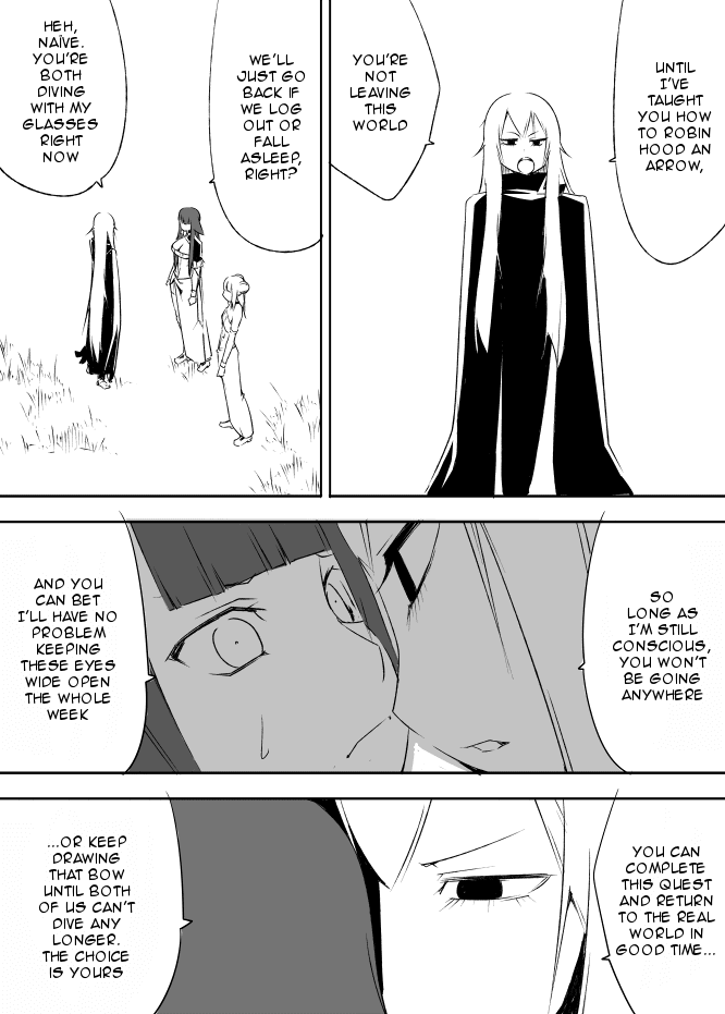 I got stuck in real life, so it's okay to get addicted to an MMO, right? Chapter 24 page 9 - Chapter 24