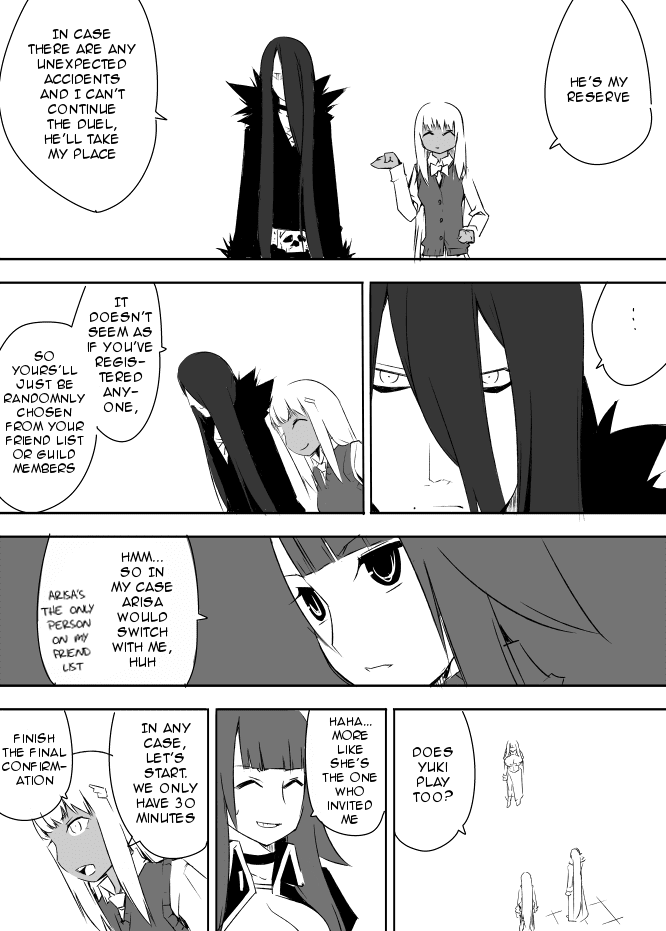 I got stuck in real life, so it's okay to get addicted to an MMO, right? Chapter 28 page 14 - Chapter 28
