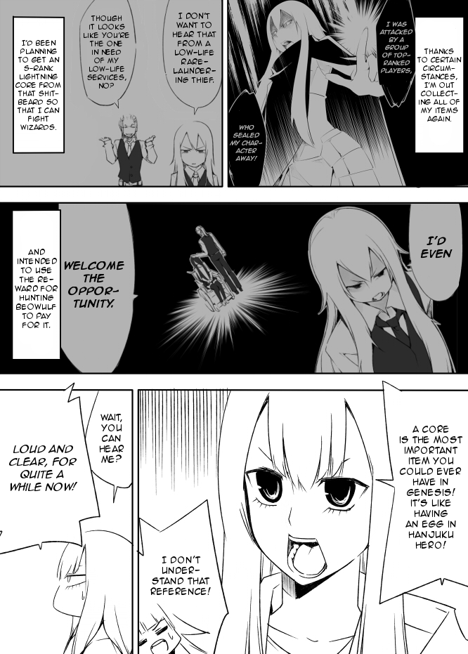 I got stuck in real life, so it's okay to get addicted to an MMO, right? Chapter 35 page 4 - Chapter 35