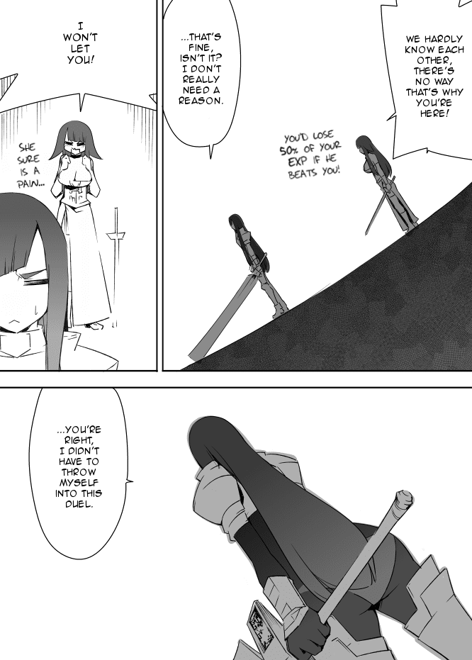 I got stuck in real life, so it's okay to get addicted to an MMO, right? Chapter 35 page 8 - Chapter 35