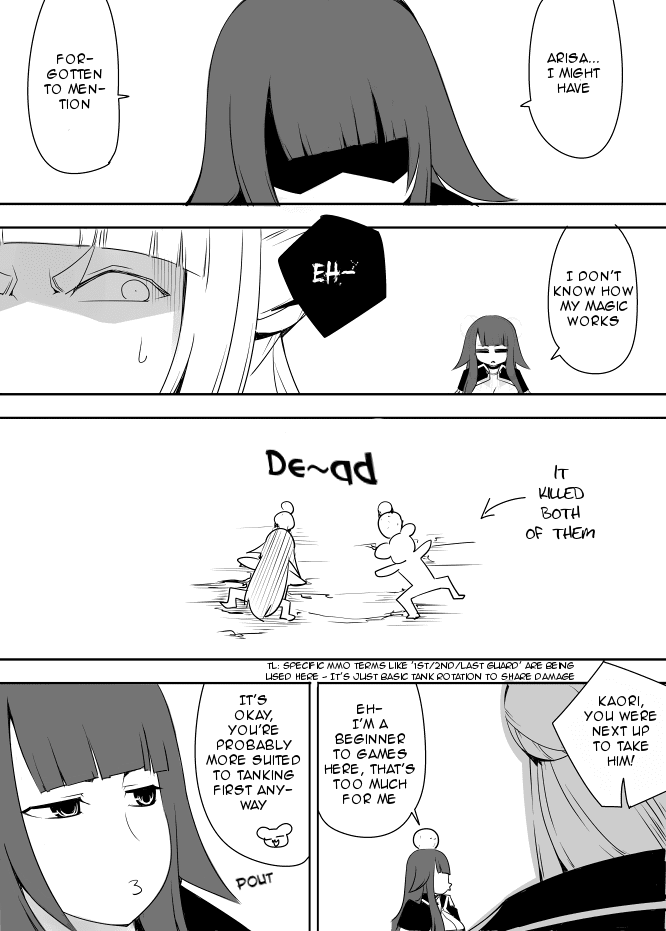 I got stuck in real life, so it's okay to get addicted to an MMO, right? Chapter 4 page 14 - Chapter 4