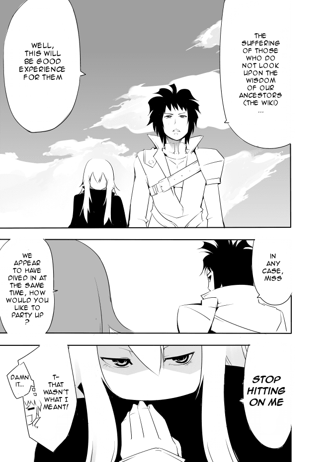 I got stuck in real life, so it's okay to get addicted to an MMO, right? Chapter 6 page 3 - Chapter 6