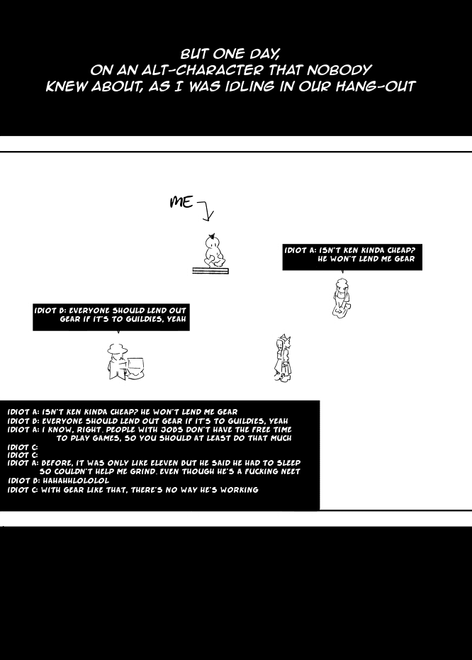 I got stuck in real life, so it's okay to get addicted to an MMO, right? Chapter 8 page 12 - Chapter 8